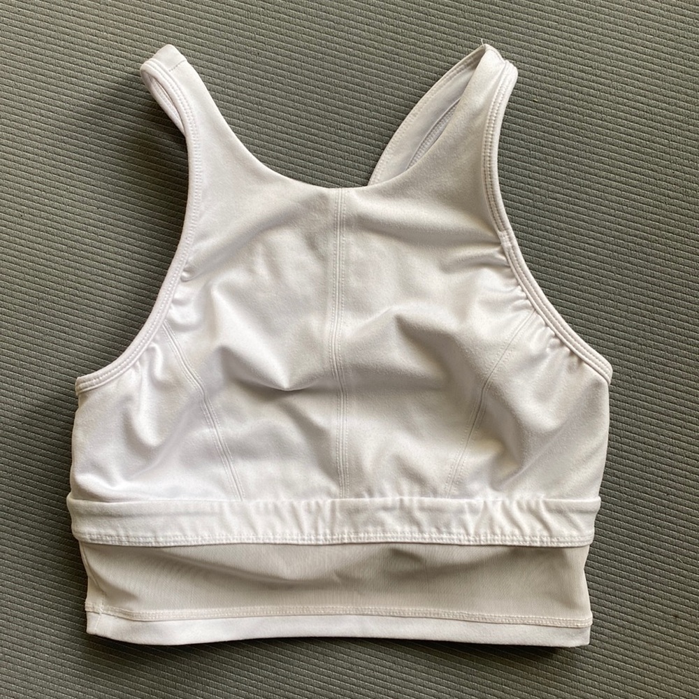 White crop top